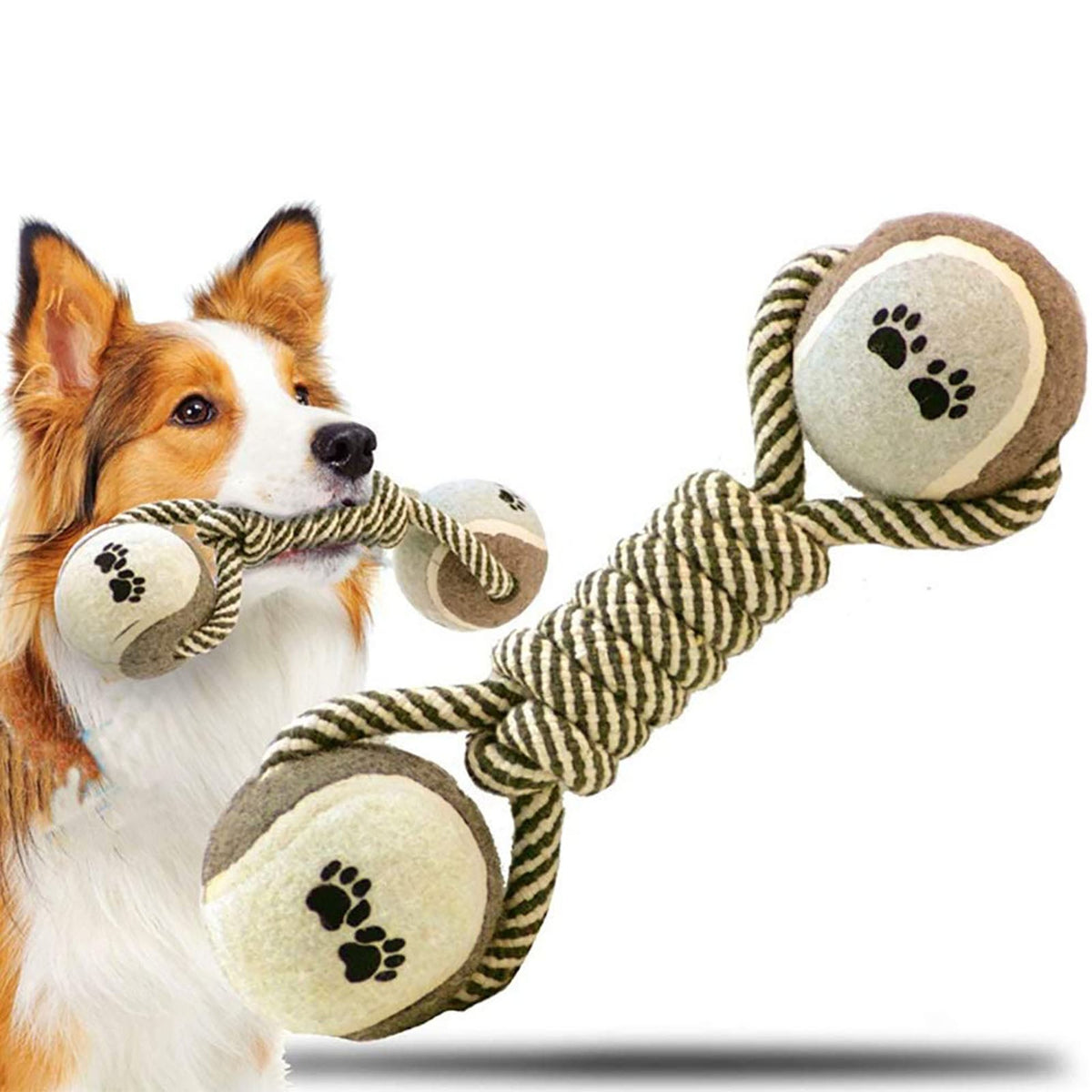 Pet Dog Toys For Large Small Dogs Toy Interactive Cotton Rope Mini Dog Toys Ball For Dogs Accessories