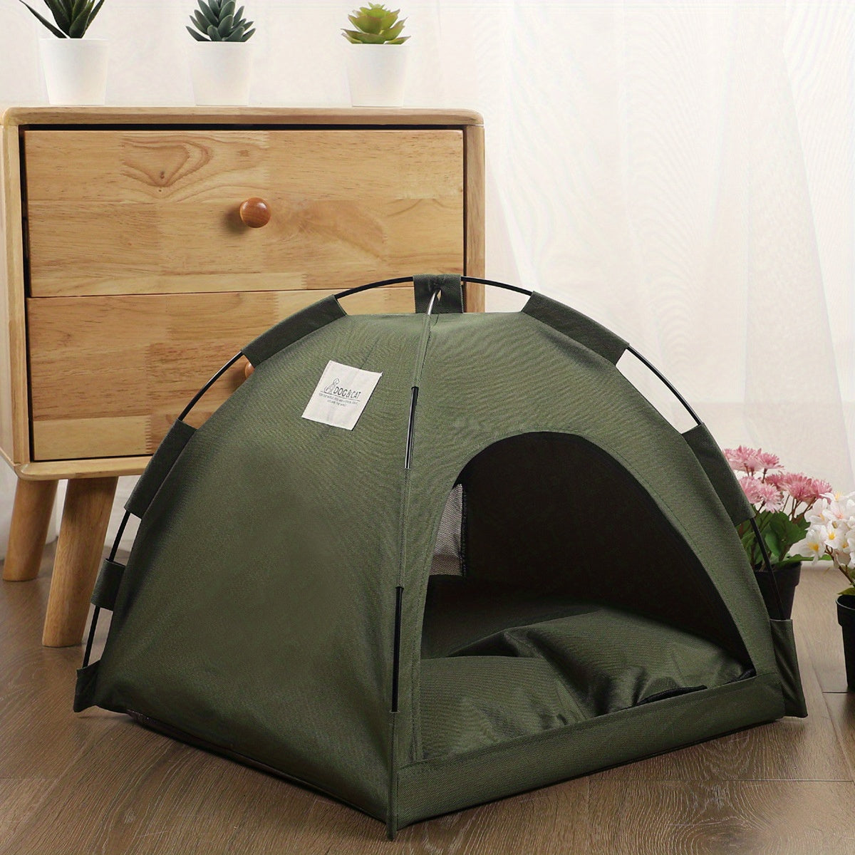 Cat Tent Bed With Removable Non-Slip Soft Pad